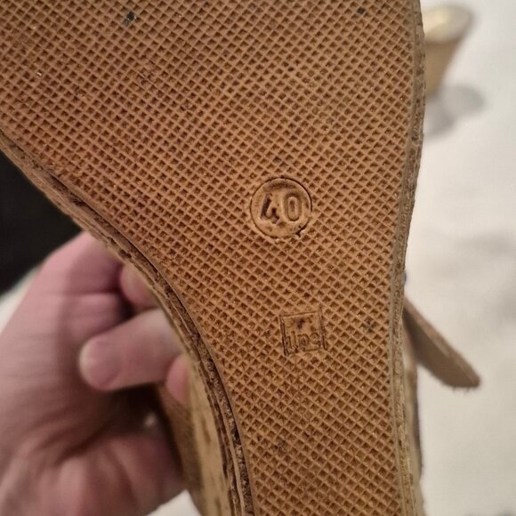 BRAVO Browns Heels Wedges Sandals for Women - Picture 3 of 6